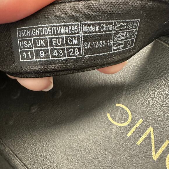 Vionic Womens size 11 High Tide Black Patent Leather Thong Sandals tvw4895 - Picture 7 of 7